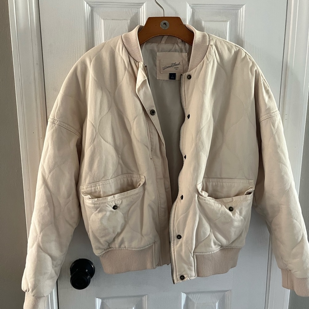 Universal threads utility bomber jacket